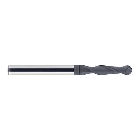 Melin Tool Co End Mill, HP, Carbide, Ball, 1/16 x 3/16, Number of Flutes: 2 AMG-402-B-DIA