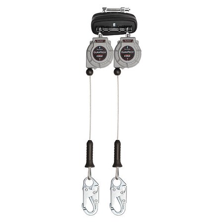 Falltech Leading-Edge Self Retracting Lifeline, 9 ft., Gray G83909TP1