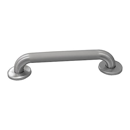 Jones Stephens Concealed Snap Grab Bar, Conceal Flg, Peened, 1 1/2"x18", 18 ga. Stainless Steel, Stainless Steel G13318