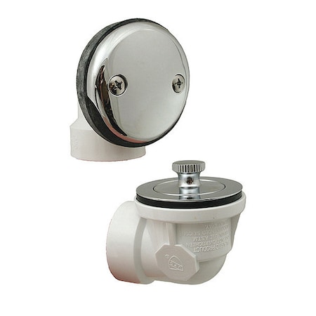 Jones Stephens Bath Waste Kits Lift And Turn Drain, 3/8" Pipe Dia., PVC B07110