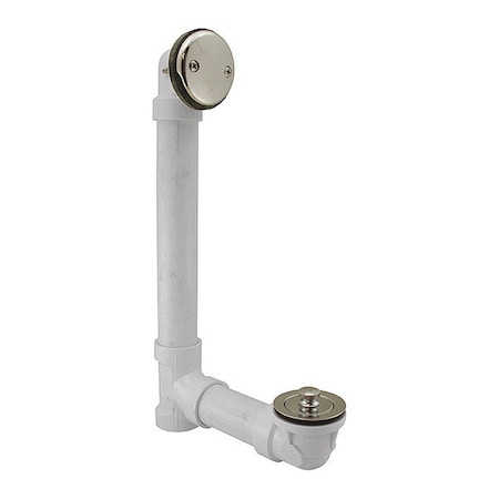 Jones Stephens Bath Waste Kits Lift And Turn Drain, 3/8" Pipe Dia., PVC B07130