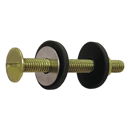 Jones Stephens Tri-Bolt Tank-Bowl Set, 5/16"x3", BR Bolts C03280