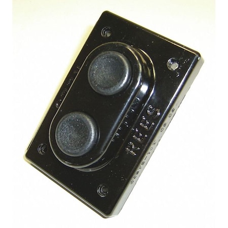 Rees Double Plastic Plunger, Blk, 1" 00579101