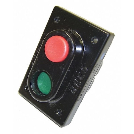 Rees Double Plastic Plunger, Green/Red, 1" 00580032