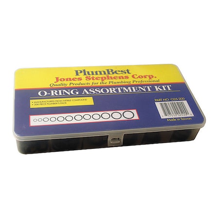 Jones Stephens O-Ring Kit, 200 pcs. O25200