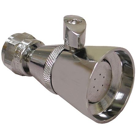 Jones Stephens Shower Head, 2 1/8", Adj, Brass S01009