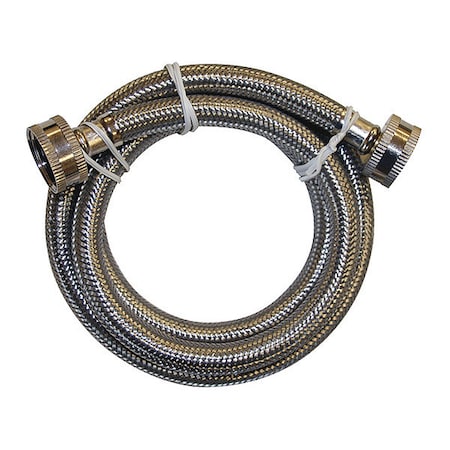 Jones Stephens Wash Connector, 60", FEM Hose 3/4", Flex, SS S04228