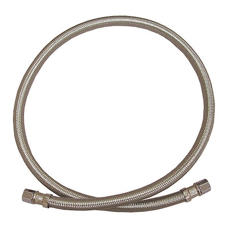 Jones Stephens Icemaker Connector, 60", Flex 1/4"OD, SS S04231