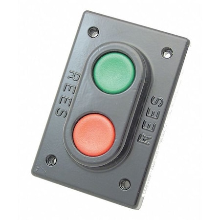 Rees Plunger, Green/Red, Plastic, 1" 02140032