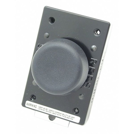 Rees Plastic Plunger w/Latch, Blk, 2-1/4" 02182001