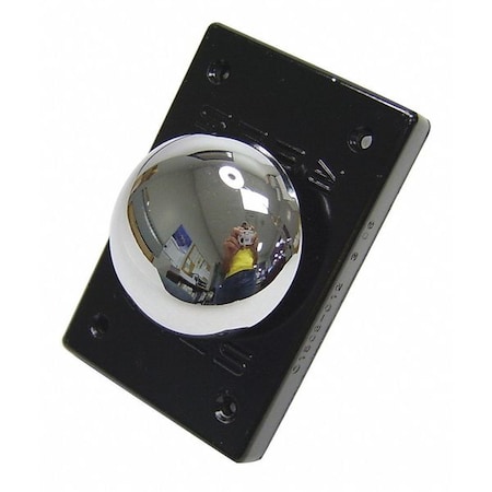 Rees Mushroom Plunger, Chrome, 2-1/4" 01508012