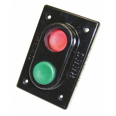 Rees Plastic Plunger, Green/Red, 1" 01531032