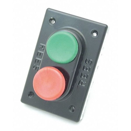 Rees Plastic Plunger, Red/Green, 1-3/8" 01957032