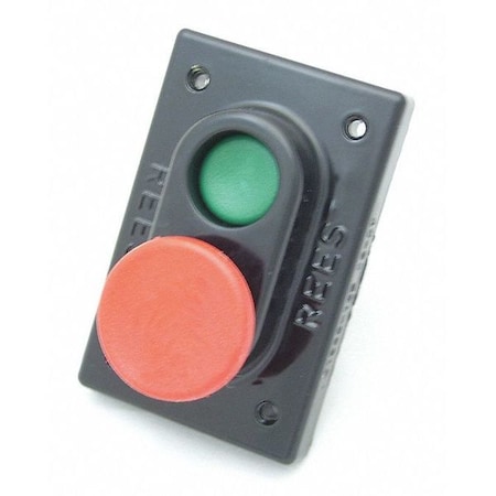 Rees Plastic Plunger, 1" Green/1.75" Red 01968132