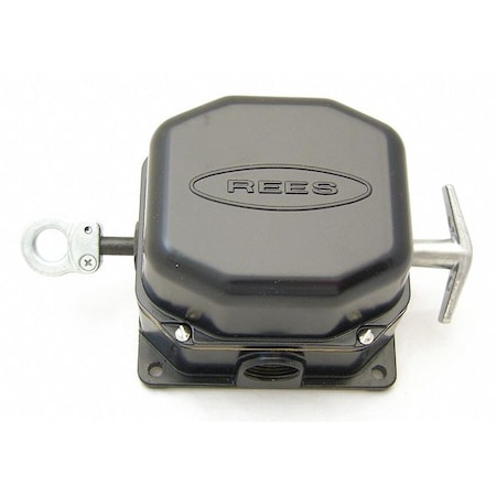 Rees Cble Operatd Swtch, 10 lb. Trip Frce, Blk 04944600