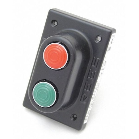 Rees Plastic Plunger, Grn/Red, 1" 04947032