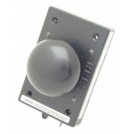 Rees Mushroom Plunger w/Latch, Black, 2-1/4" 03476001