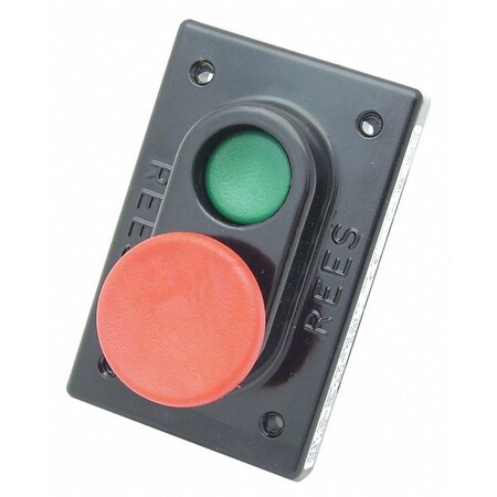 Rees Double Plastic Plunger, 1" Grn/1.75" Red 03605232