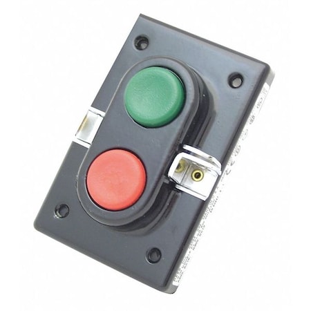 Rees Plastic Plunger w/Latch, Grn/Red, 1" 04062032