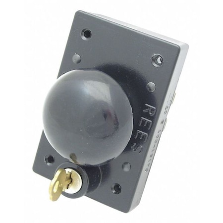 Rees Mushroom Plunger w/Lock, Blk, 2-1/4" 04161001