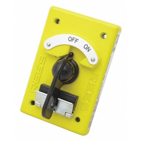 Rees Rotary Contact Selector Switch, Yellow 04910000