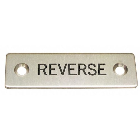 Rees Standard Legend Plate, Reverse 09001022