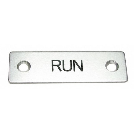 Rees Standard Legend Plate, Run 09001007