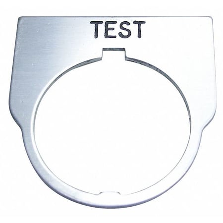 Rees Standard Legend Plate, Test 09014027