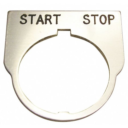 Rees Standard Legend Plate, Start-Stop 09014030