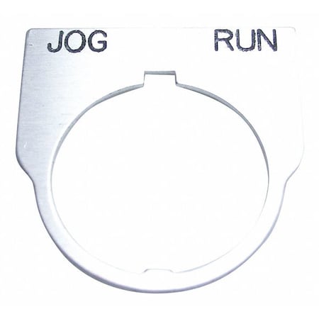 Rees Standard Legend Plate, Jog-Run 09014036