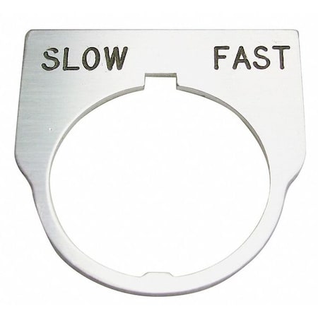 Rees Standard Legend Plate, Slow-Fast 09014038