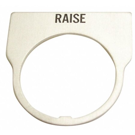 Rees Standard Legend Plate, Raise 09014015