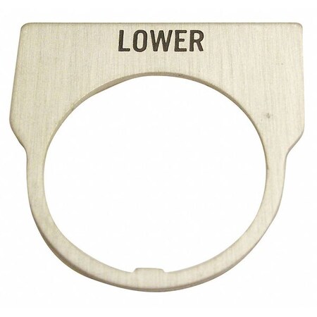 Rees Standard Legend Plate, Lower 09014016