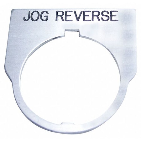 Rees Std Legend Plate, Jog Reverse 09014018