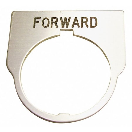 Rees Standard Legend Plate, Forward 09014021