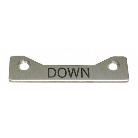 Rees Standard Legend Plate, Down 09003014