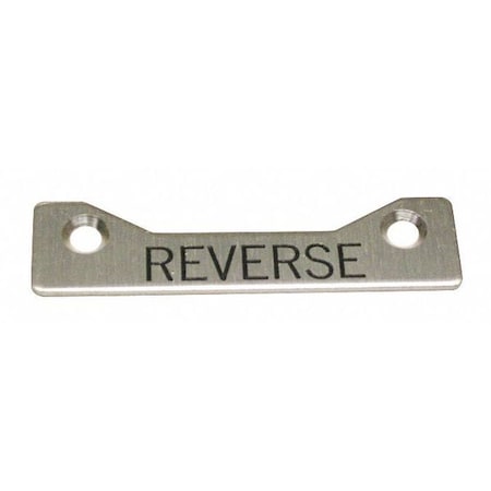 Rees Standard Legend Plate, Reverse 09003022