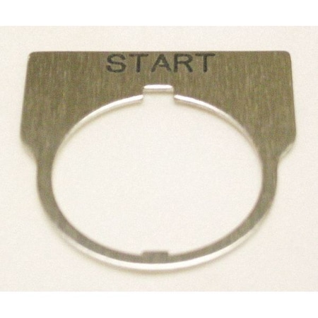 Rees Standard Legend Plate, Start 09014005