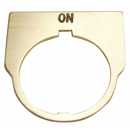 Rees Standard Legend Plate, On 09014006