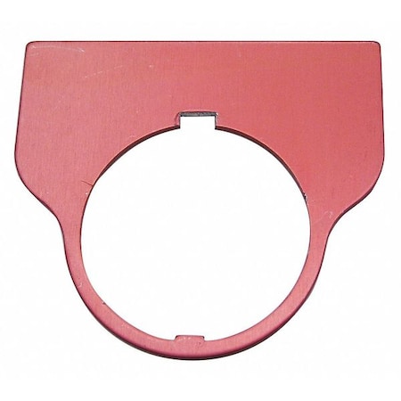 Rees Standard Legend Plate, Blank 09016001