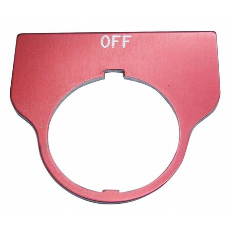 Rees Standard Legend Plate, Off 09016002