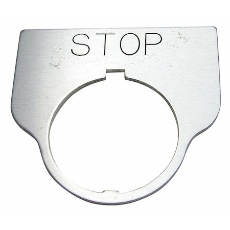 Rees Standard Legend Plate, Stop 09017003