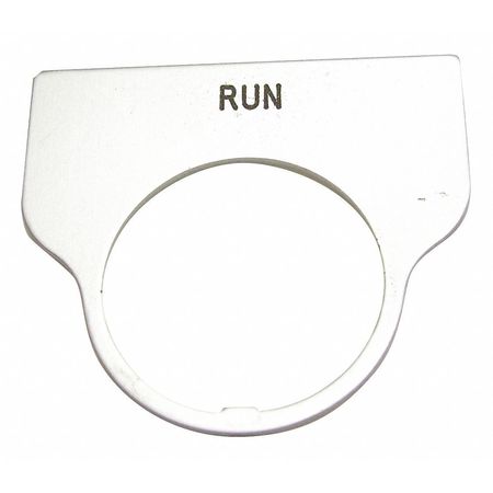 REES Standard Legend Plate, Run 09017007
