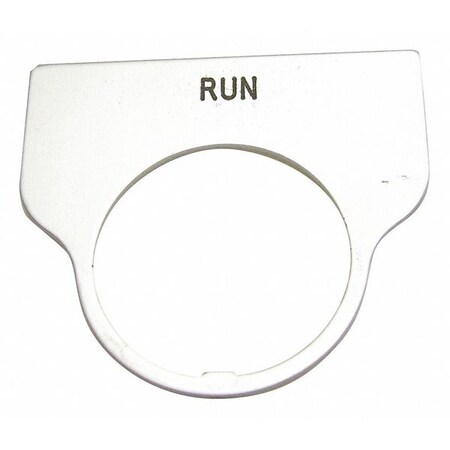 Rees Standard Legend Plate, Run 09017007