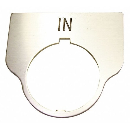 Rees Standard Legend Plate, In 09017019