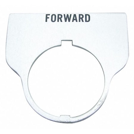 Rees Standard Legend Plate, Forward 09017021