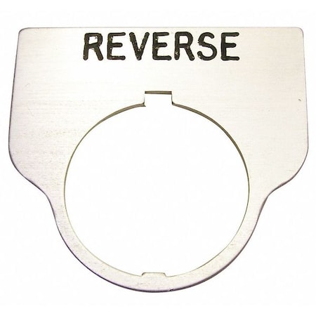 Rees Standard Legend Plate, Reverse 09017022