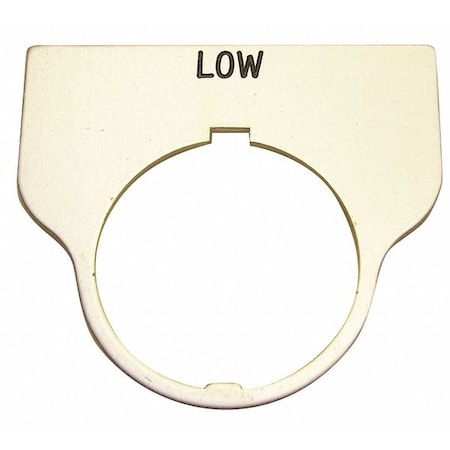 Rees Standard Legend Plate, Low 09017024