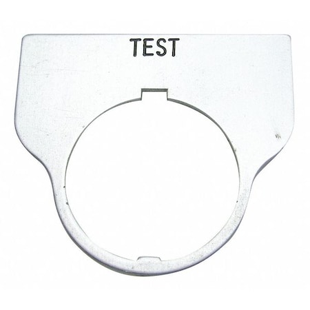 Rees Standard Legend Plate, Test 09017027