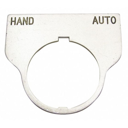 Rees Standard Legend Plate, Hand-Auto 09017033